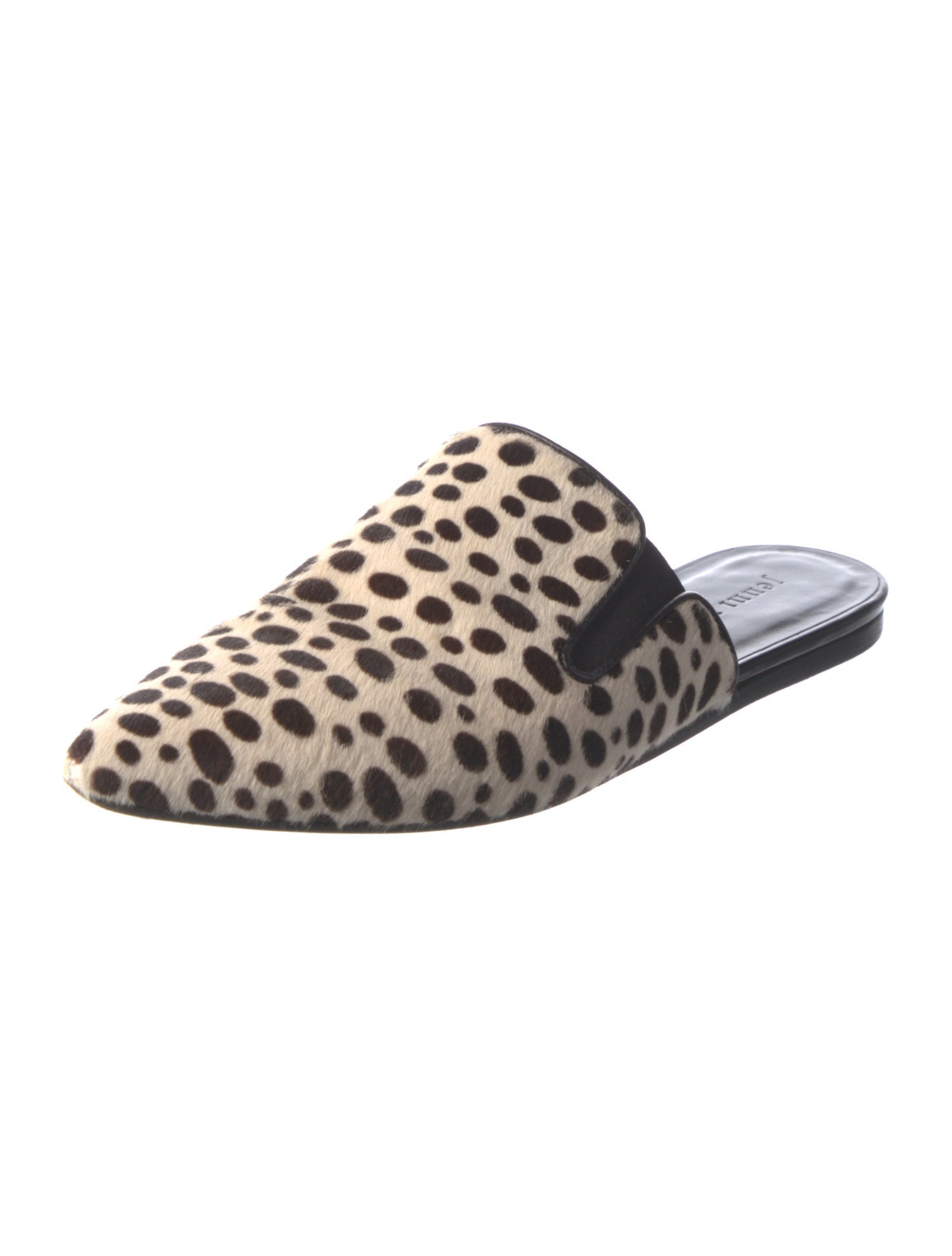 Jimmy Choo Velvet Animal Print Mules