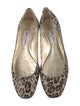 Jimmy Choo Patent Leather Animal Print Ballet Flats