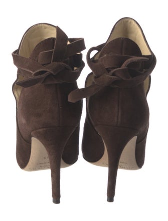 Jimmy Choo Suede T-Strap Pumps