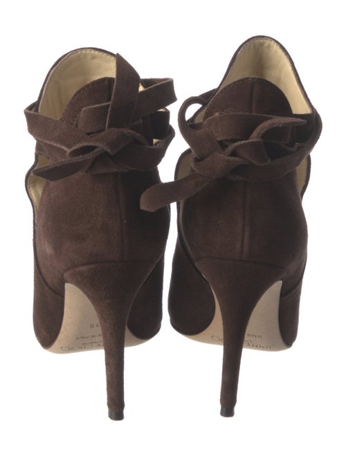 Jimmy Choo Suede T-Strap Pumps