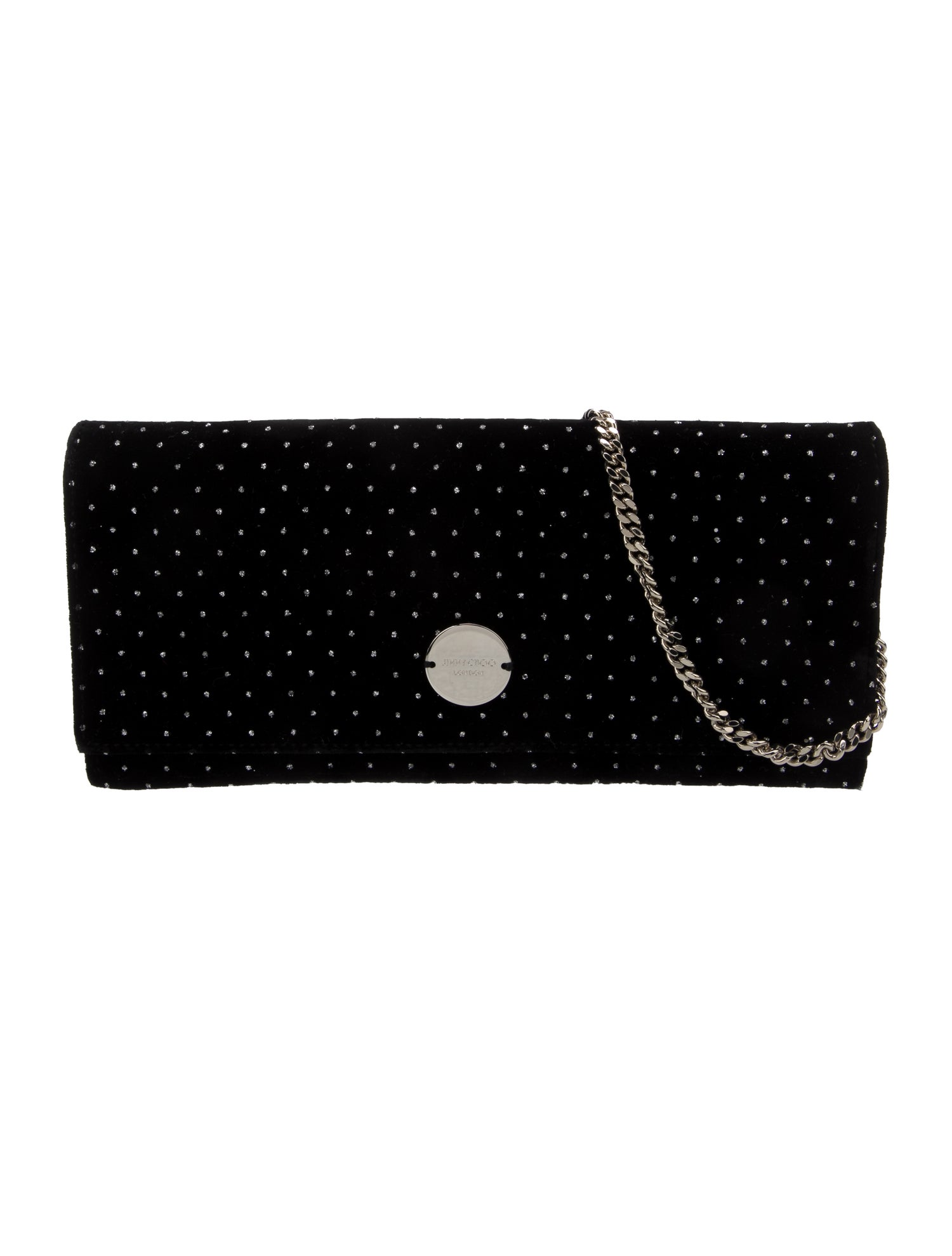 Jimmy Choo Velvet Shoulder Bag