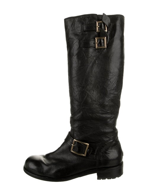 Jimmy Choo Leather Riding Boots