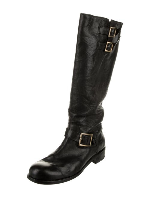 Jimmy Choo Leather Riding Boots