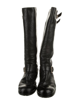 Jimmy Choo Leather Riding Boots