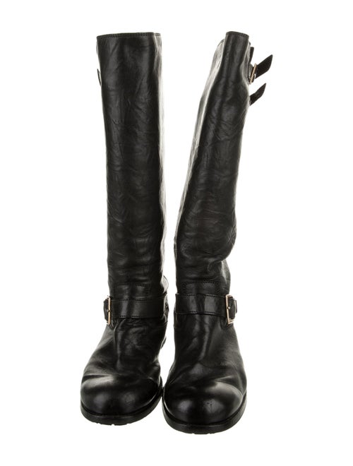 Jimmy Choo Leather Riding Boots