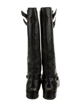 Jimmy Choo Leather Riding Boots