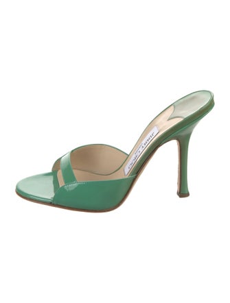Jimmy Choo Patent Leather Slides