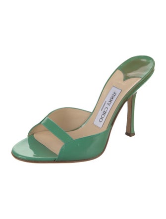 Jimmy Choo Patent Leather Slides