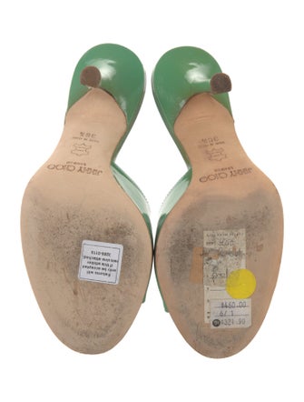Jimmy Choo Patent Leather Slides
