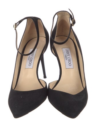 Jimmy Choo Suede D'Orsay Pumps