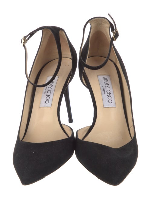 Jimmy Choo Suede D'Orsay Pumps