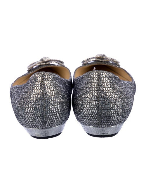 Jimmy Choo Glitter Glitter Accents Ballet Flats