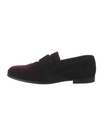 Jimmy Choo Velvet Loafers
