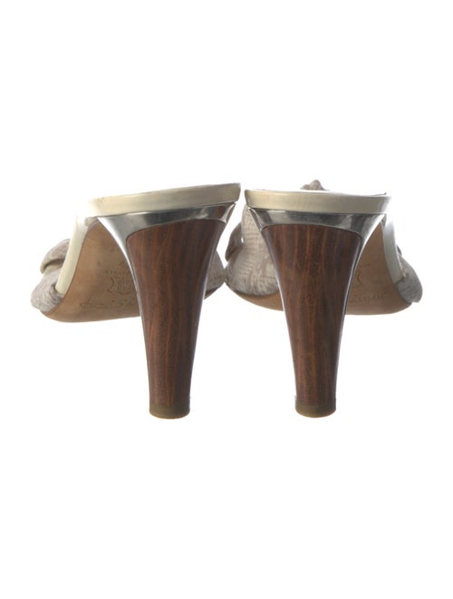 Jimmy Choo Avenue Canvas Slides