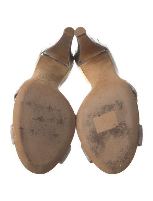 Jimmy Choo Avenue Canvas Slides