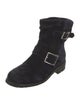 Jimmy Choo Suede Moto Boots