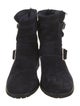 Jimmy Choo Suede Moto Boots