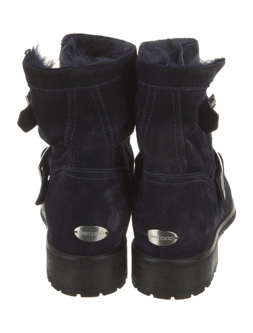 Jimmy Choo Suede Moto Boots