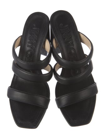 Jimmy Choo Leather Slides