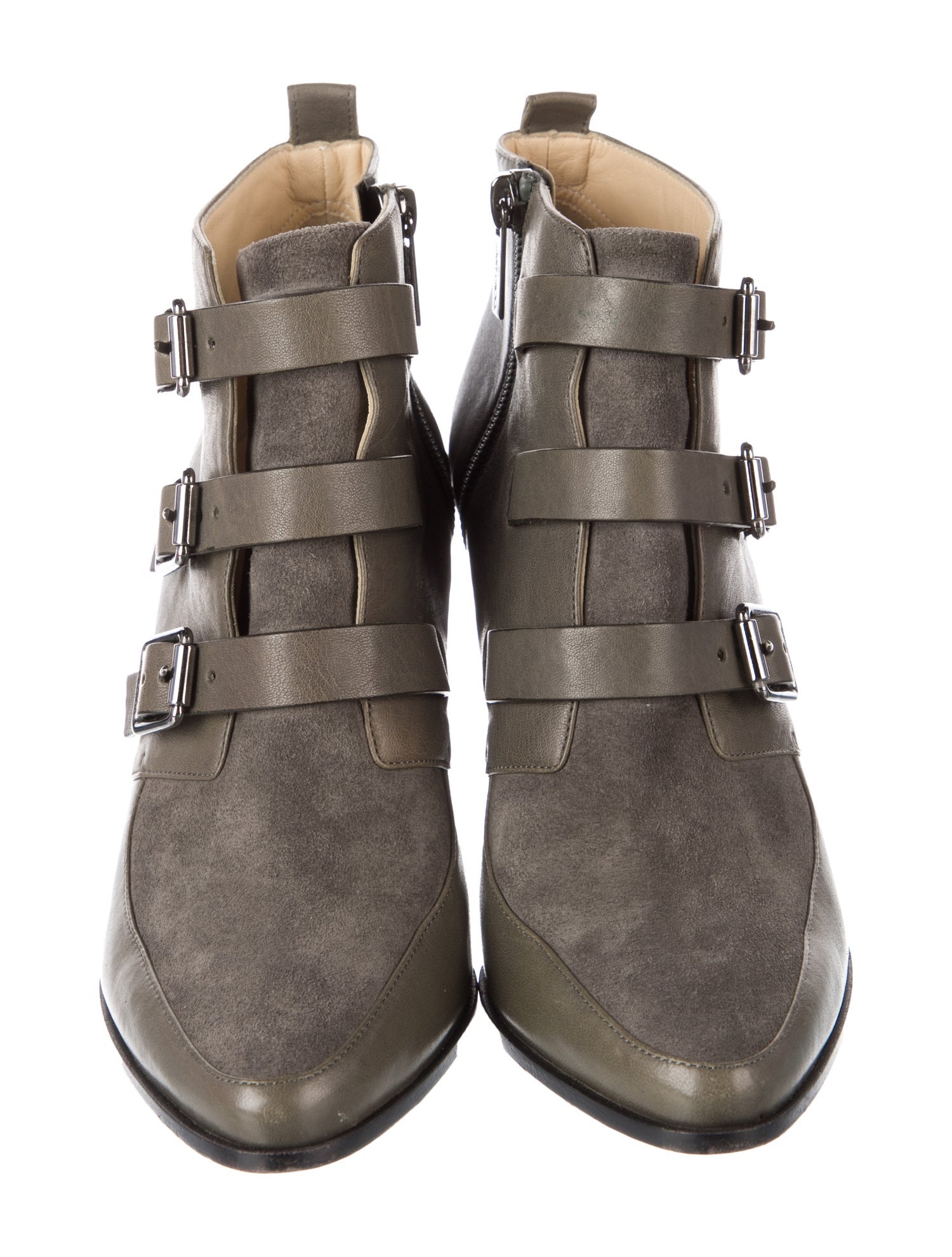 Jimmy Choo Leather Lace-Up Boots