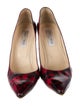 Jimmy Choo Patent Leather Printed Pumps