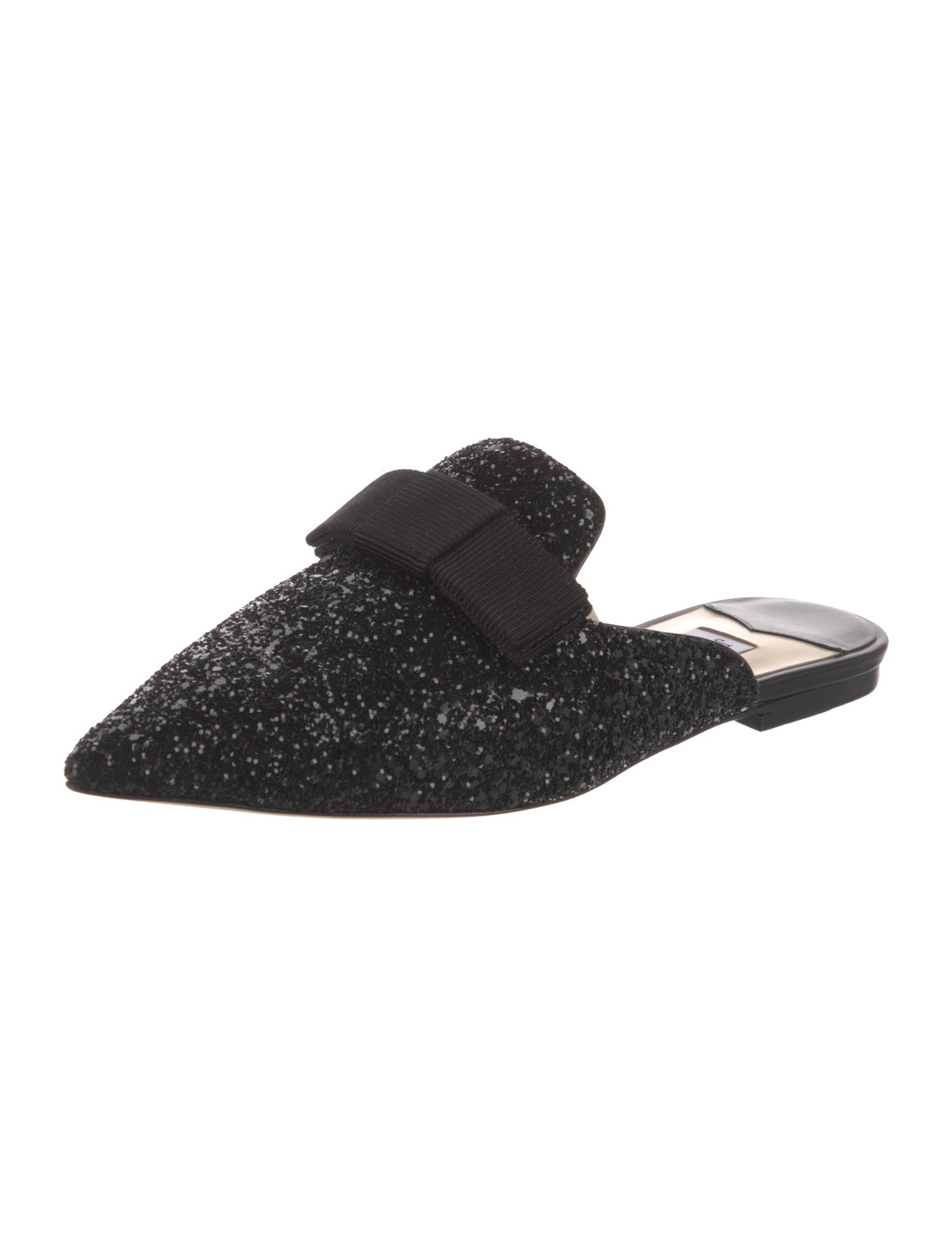 Jimmy Choo Glitter Glitter Accents Mules