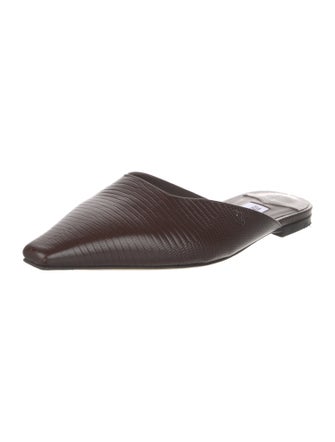 Jimmy Choo Vivi Embossed Leather Mules