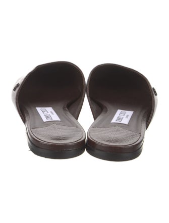 Jimmy Choo Vivi Embossed Leather Mules