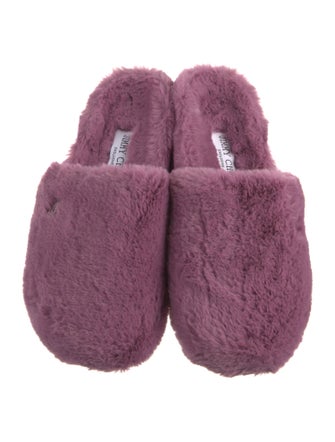 Jimmy Choo Aliette Faux Fur Mules