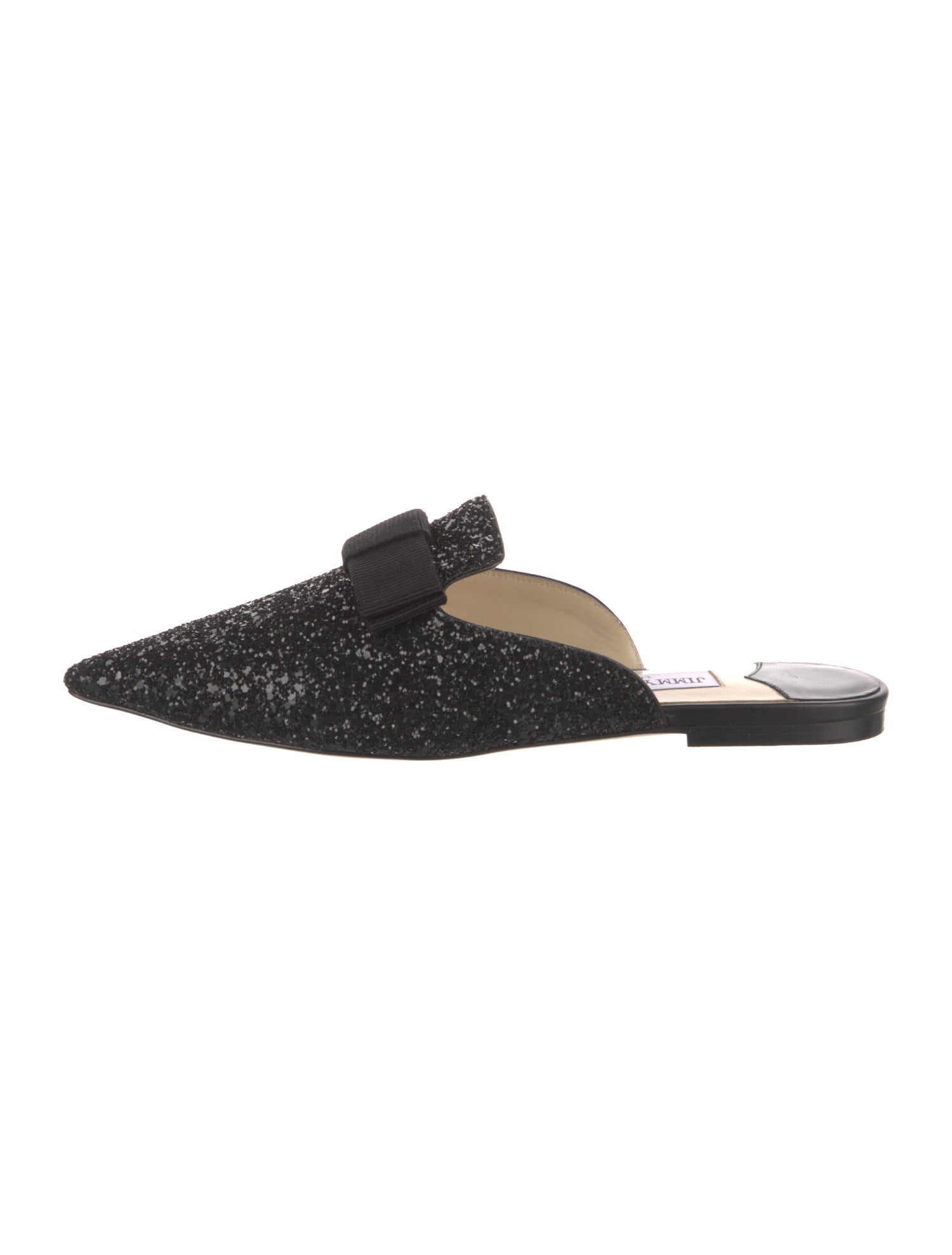Jimmy Choo Glitter Glitter Accents Mules
