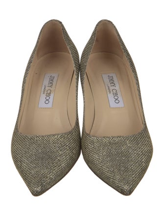 Jimmy Choo Crystal Embellishments Pumps