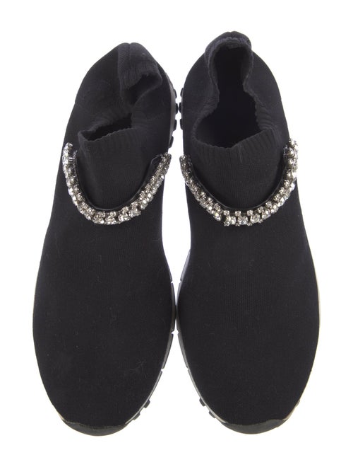 Jimmy Choo Crystal Embellishments Sneakers