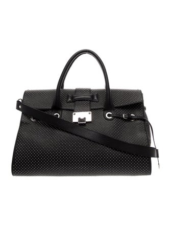 Jimmy Choo Leather Top Handle Bag