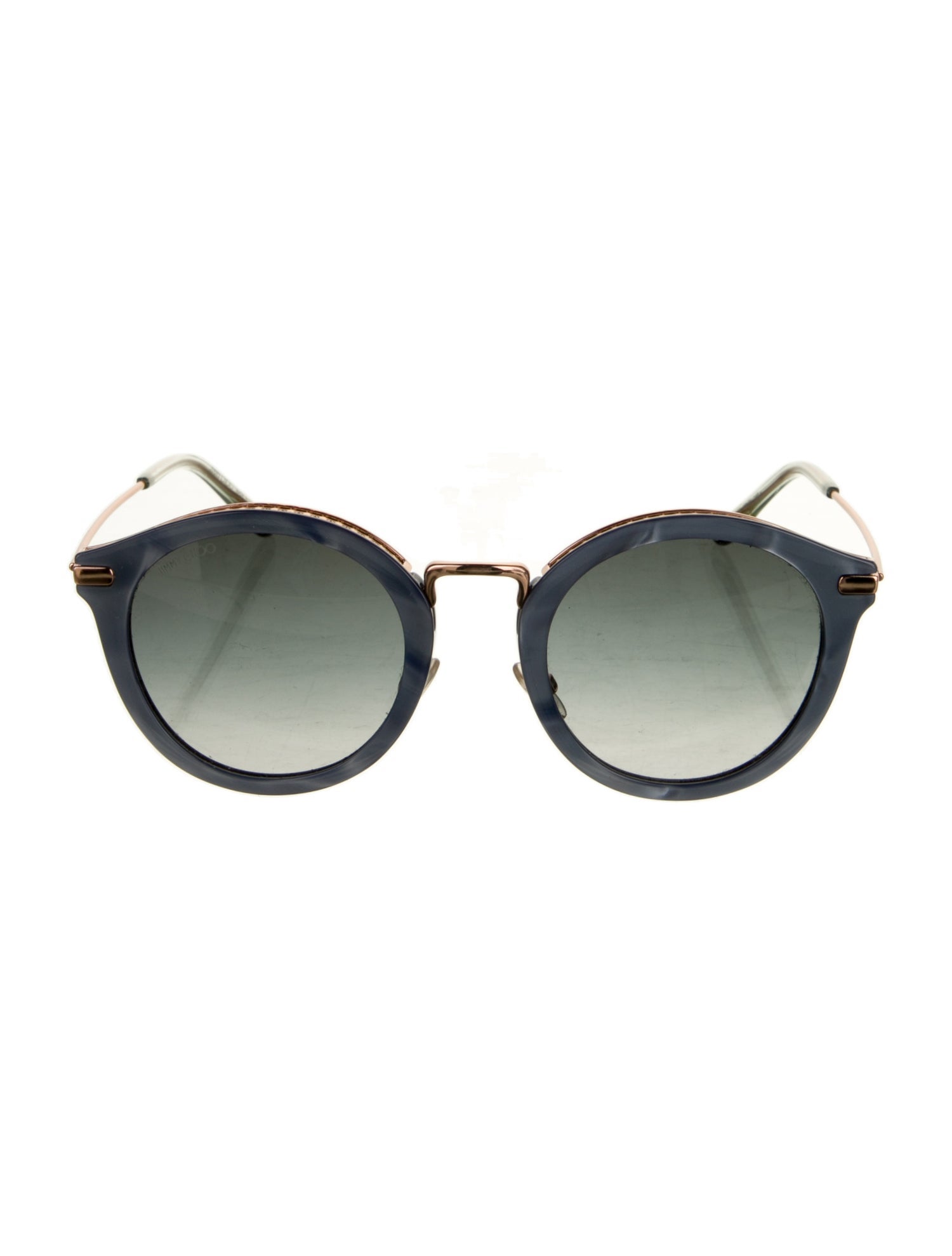 Jimmy Choo Round Gradient Sunglasses