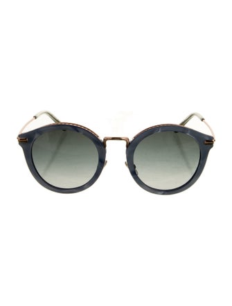 Jimmy Choo Round Gradient Sunglasses