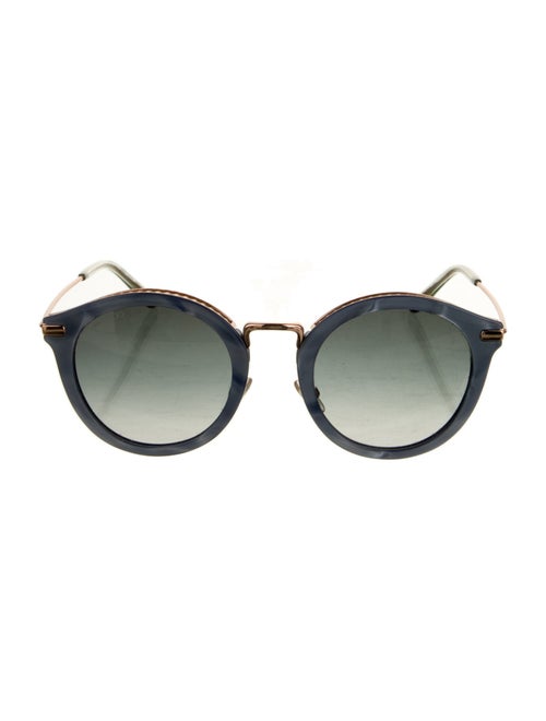 Jimmy Choo Round Gradient Sunglasses