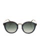 Jimmy Choo Round Gradient Sunglasses