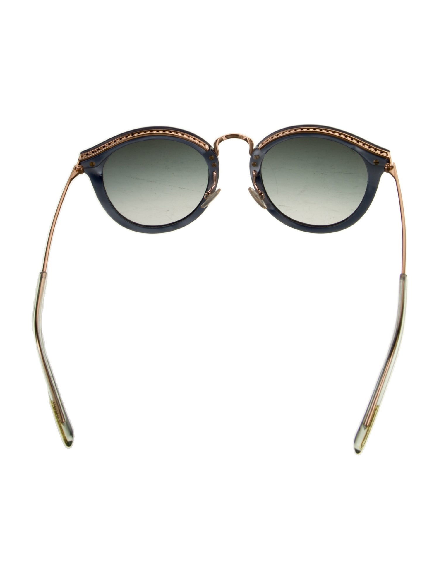 Jimmy Choo Round Gradient Sunglasses