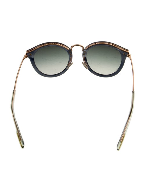 Jimmy Choo Round Gradient Sunglasses