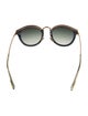 Jimmy Choo Round Gradient Sunglasses