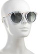 Jimmy Choo Round Gradient Sunglasses