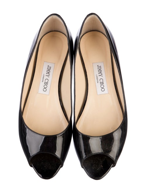 Jimmy Choo Patent Leather Flats
