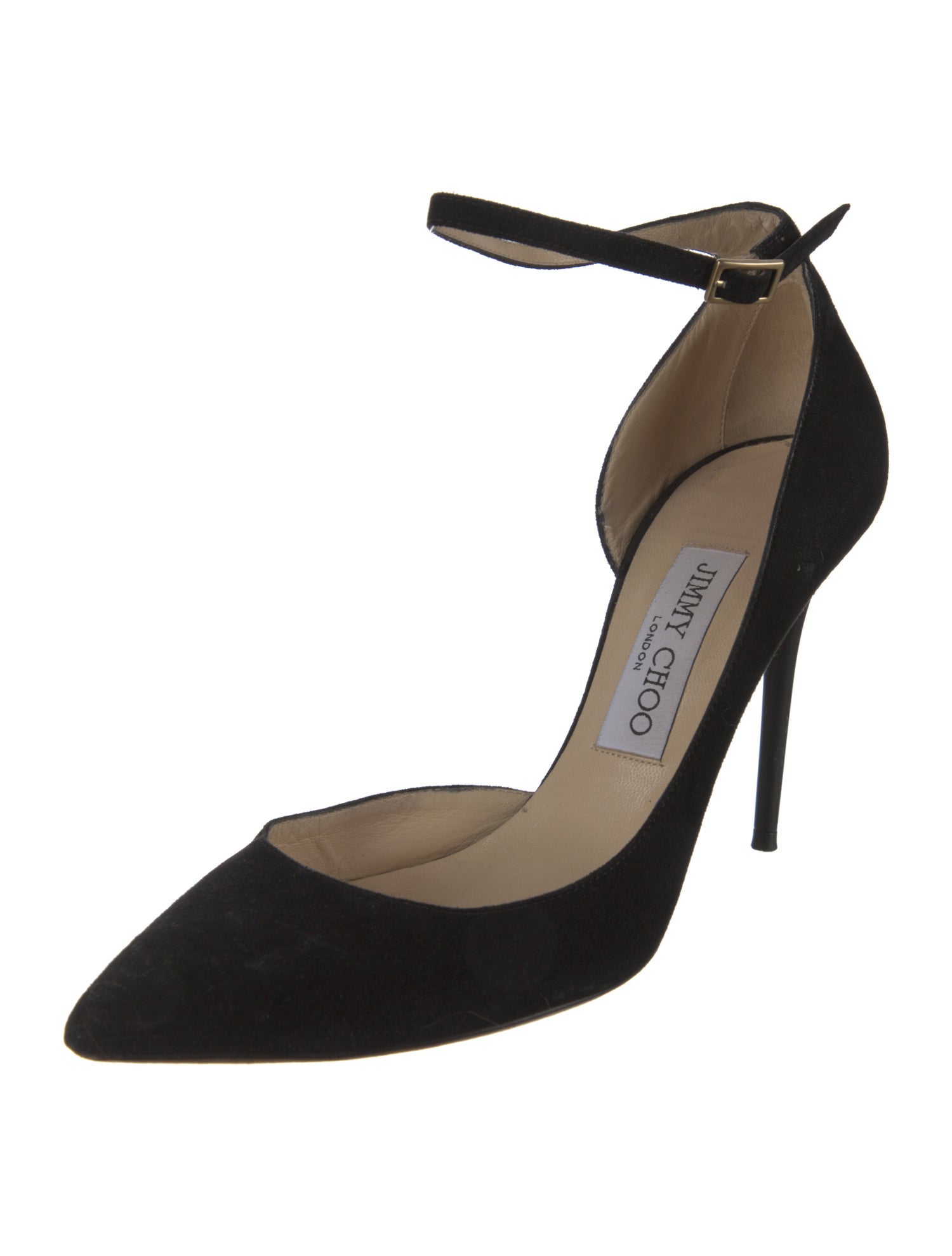 Jimmy Choo Suede D'Orsay Pumps