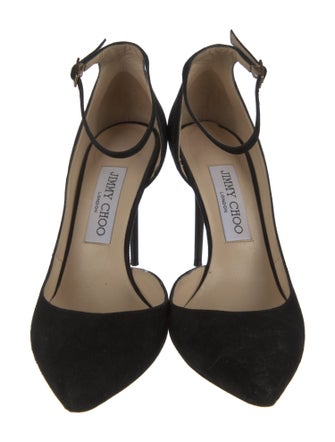 Jimmy Choo Suede D'Orsay Pumps
