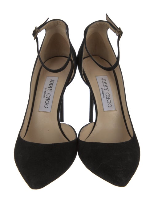 Jimmy Choo Suede D'Orsay Pumps