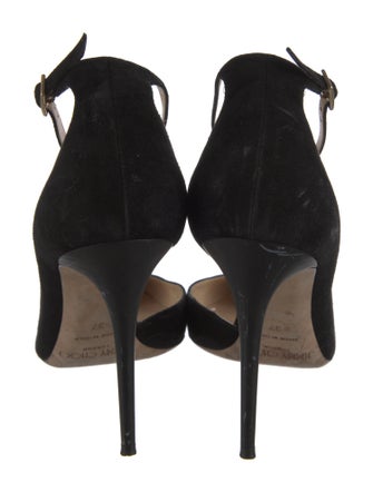Jimmy Choo Suede D'Orsay Pumps