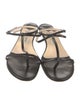 Jimmy Choo Fiona Leather T-Strap Sandals