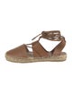 Jimmy Choo Leather Espadrilles