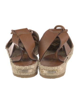 Jimmy Choo Leather Espadrilles