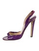 Jimmy Choo Patent Leather Slingback Sandals